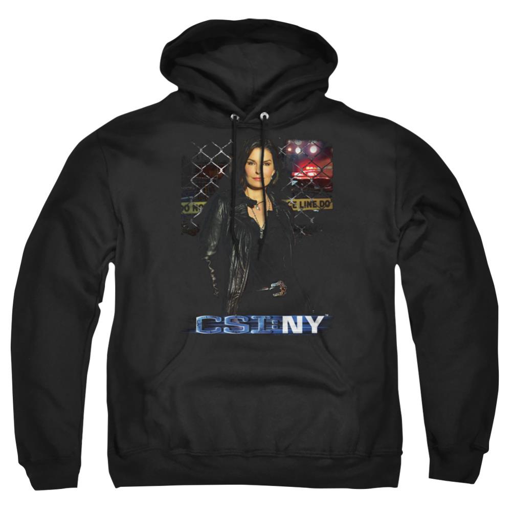 CSI: NY Jo Men's Pull-Over 75 25 Poly Hoodie