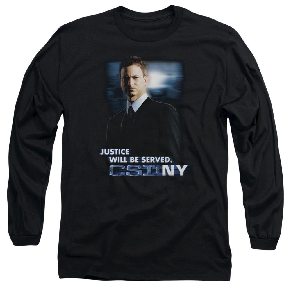 CSI: NY Justice Served Men's 18/1 Cotton Long-Sleeve T-Shirt