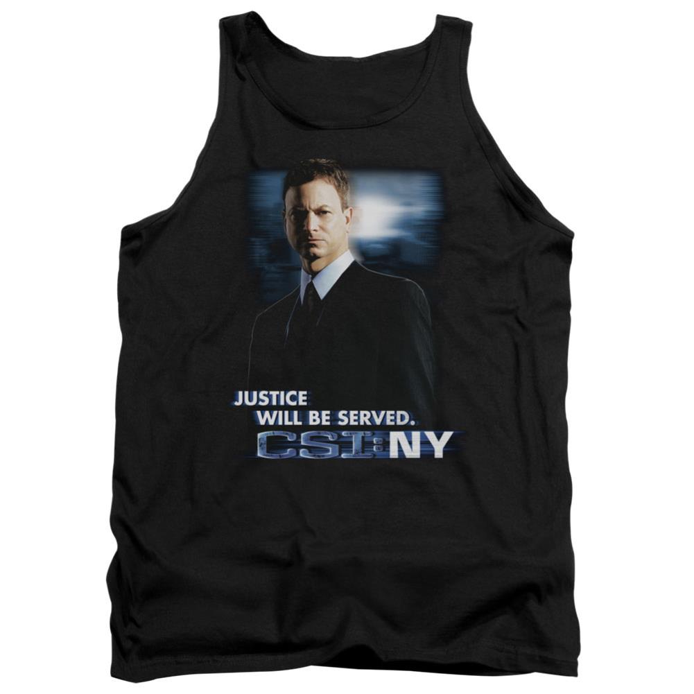 CSI: NY Justice Served Men's 18/1 Cotton Tank Top