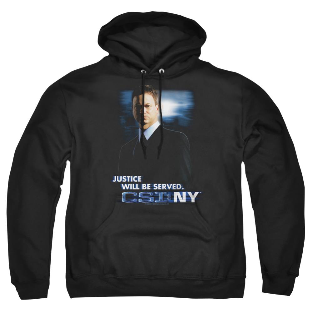 CSI: NY Justice Served Men's Pull-Over 75 25 Poly Hoodie