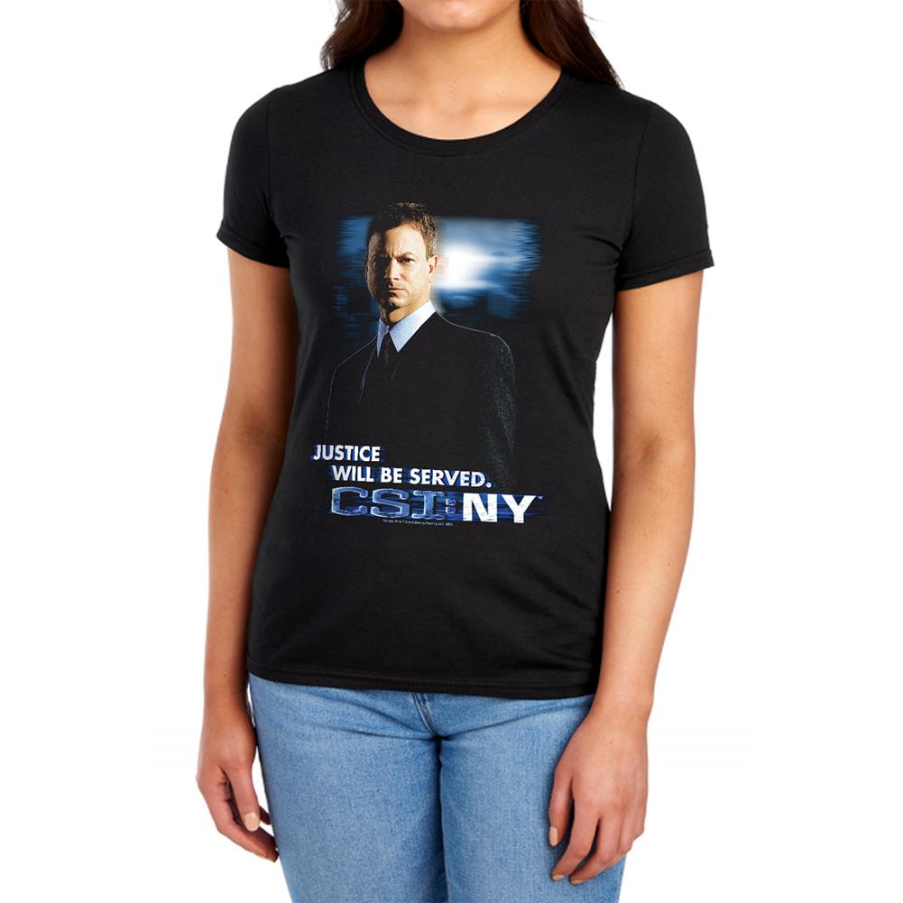 CSI: NY Justice Served Women's 18/1 Cotton Short-Sleeve T-Shirt