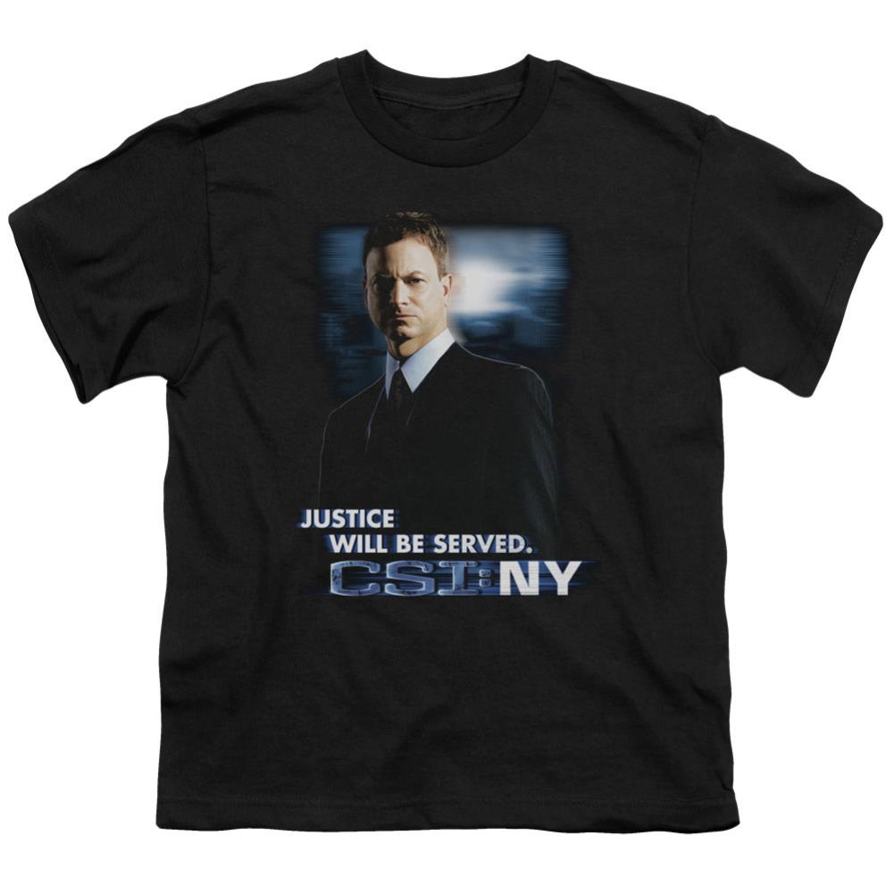 CSI: NY Justice Served Youth 18/1 100% Cotton Short-Sleeve T-Shirt