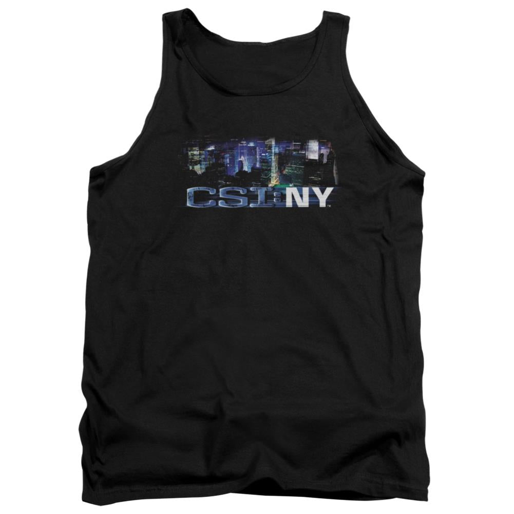 CSI: NY Never Rests Men's 18/1 Cotton Tank Top