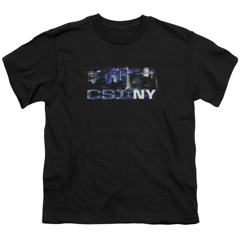 CSI: NY Never Rests Youth 18/1 100% Cotton Short-Sleeve T-Shirt