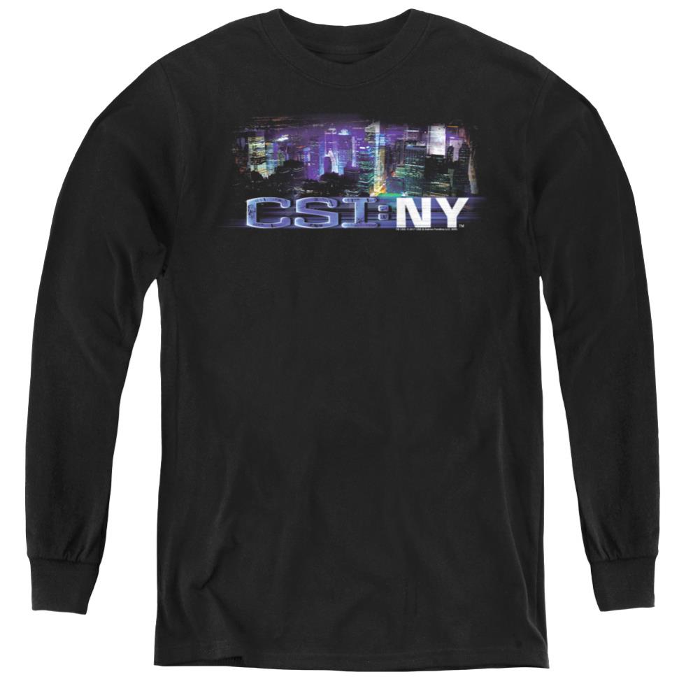 CSI: NY Never Rests Youth Long-Sleeve T-Shirt