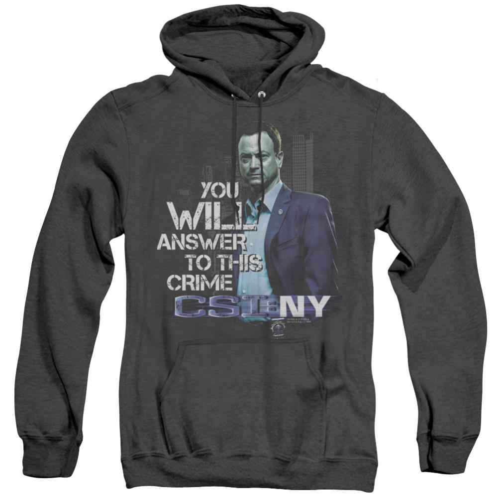 CSI: NY You Will Answer Men's Pull-Over Hoodie