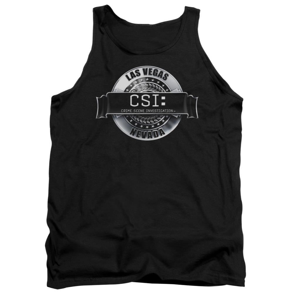 CSI Rendered Logo Men's 18/1 Cotton Tank Top
