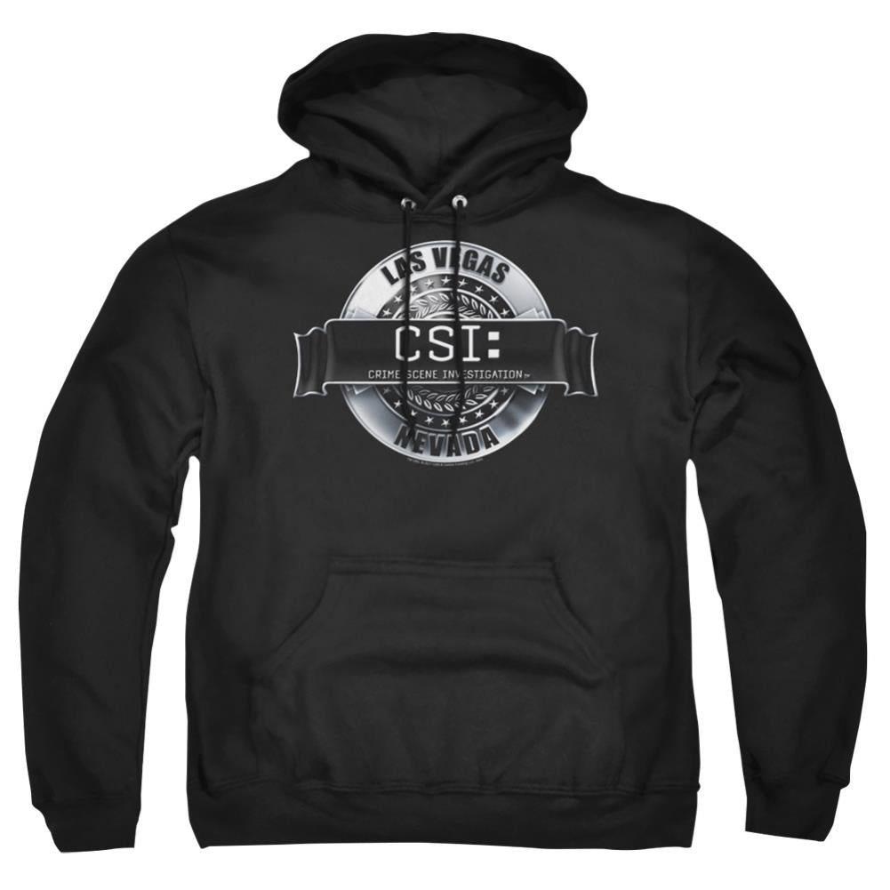 CSI Rendered Logo Men's Pull-Over 75 25 Poly Hoodie