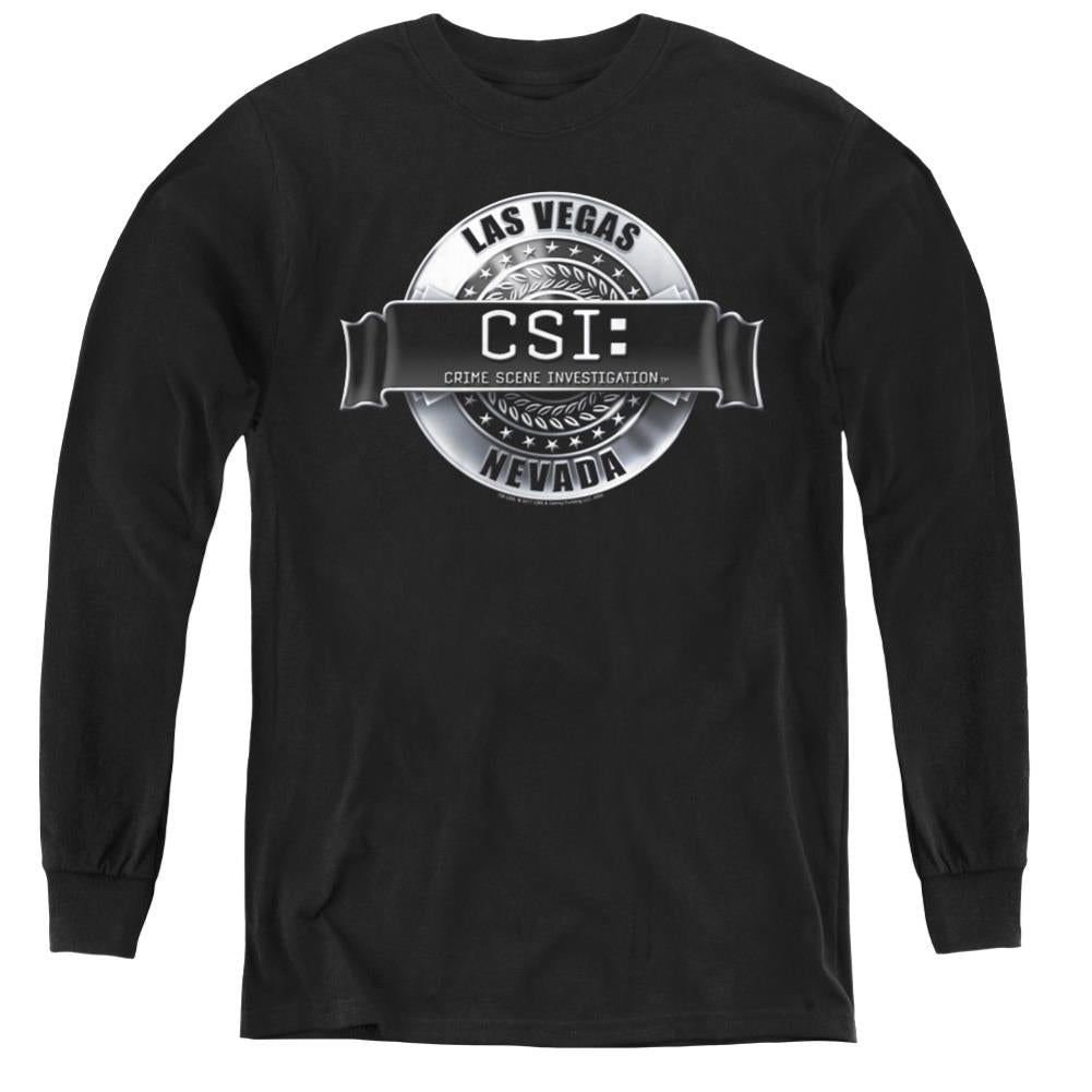 CSI Rendered Logo Youth Long-Sleeve T-Shirt