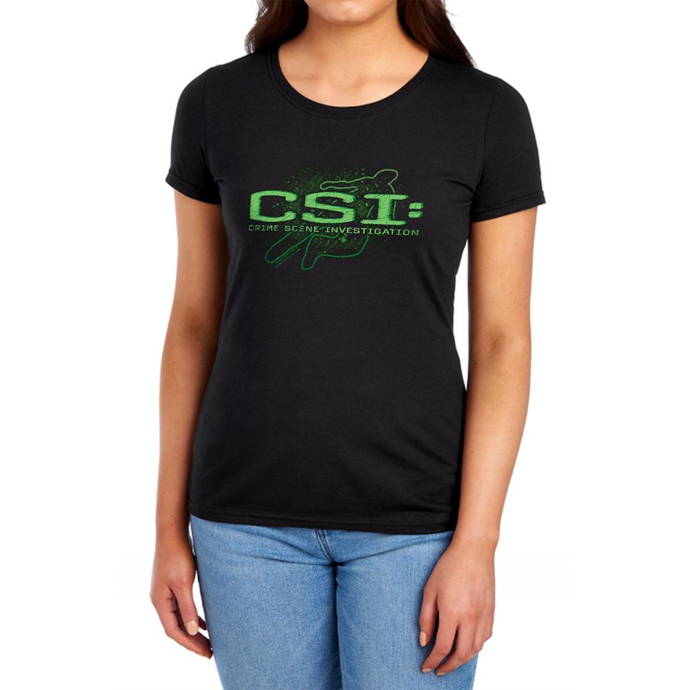 CSI Sketchy Shadow Women's 18/1 Cotton Short-Sleeve T-Shirt
