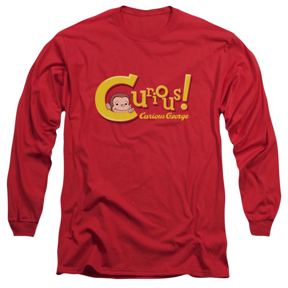 Curious George Curious Men's 18/1 Cotton Long-Sleeve T-Shirt