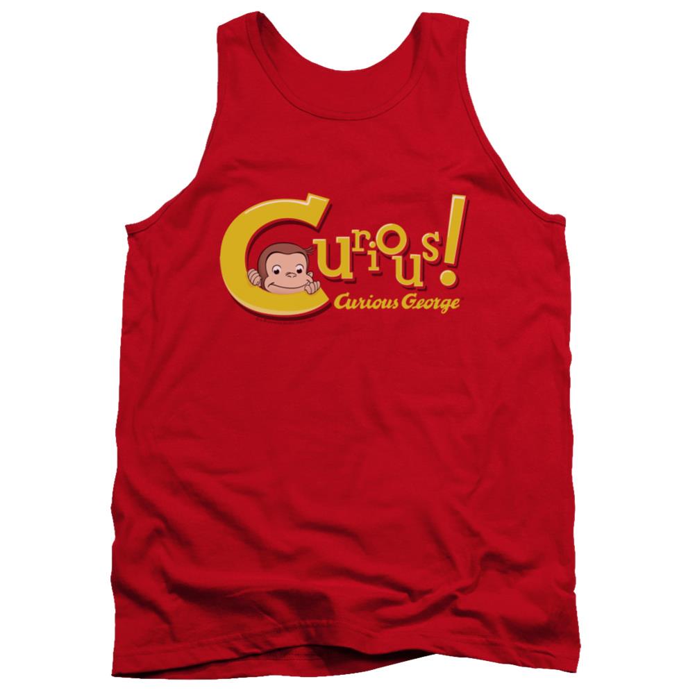 Curious George Curious Men's 18/1 Cotton Tank Top