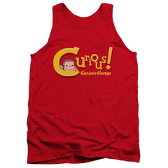 Curious George Curious Men's 18/1 Cotton Tank Top