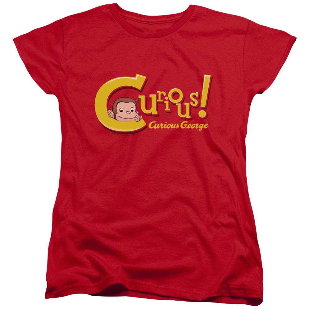 Curious George Curious Women's 18/1 Cotton Short-Sleeve T-Shirt