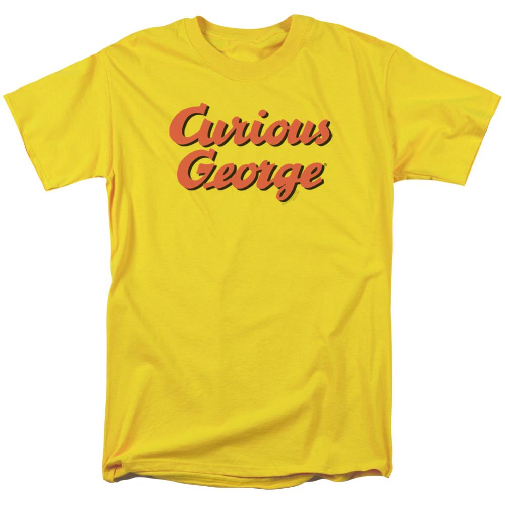 Curious George Logo Men's 18/1 Cotton Short-Sleeve T-Shirt