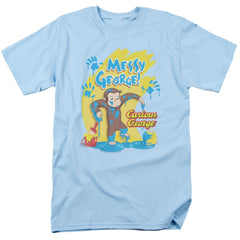 Curious George Messy George Men's 18/1 Cotton Short-Sleeve T-Shirt