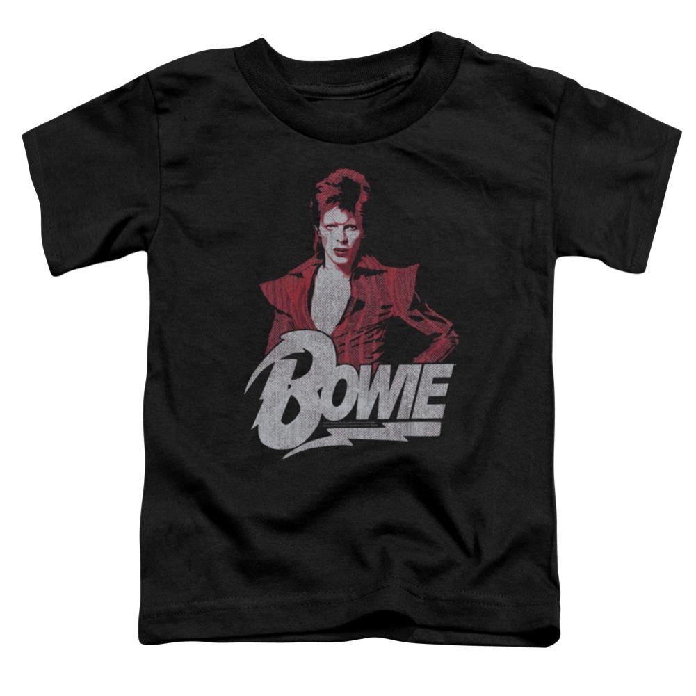 David Bowie Diamond David Toddler 18/1 Cotton Short-Sleeve T-Shirt