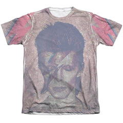 David Bowie Glam Men's Regular Fit Poly Cotton Short-Sleeve T-Shirt