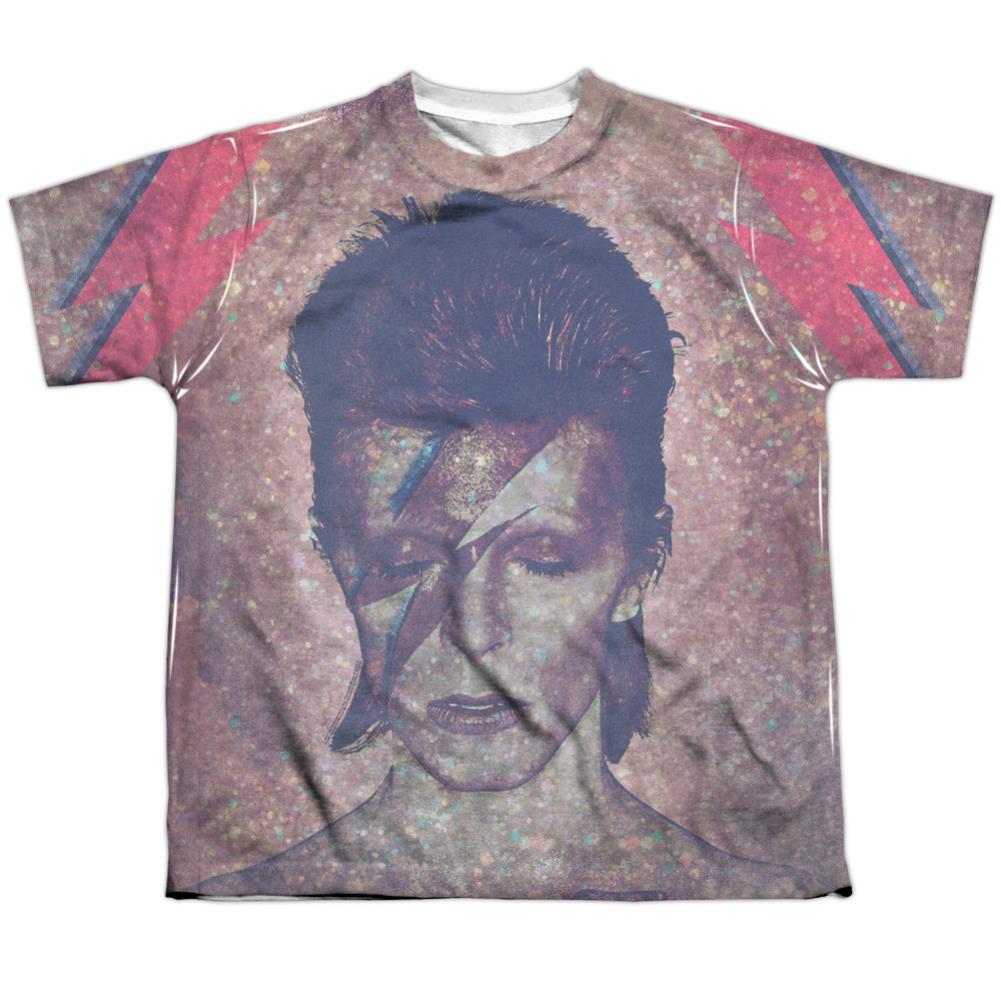 David Bowie Glam Youth Regular Fit Poly Short-Sleeve T-Shirt