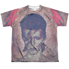 David Bowie Glam Youth Regular Fit Poly Short-Sleeve T-Shirt