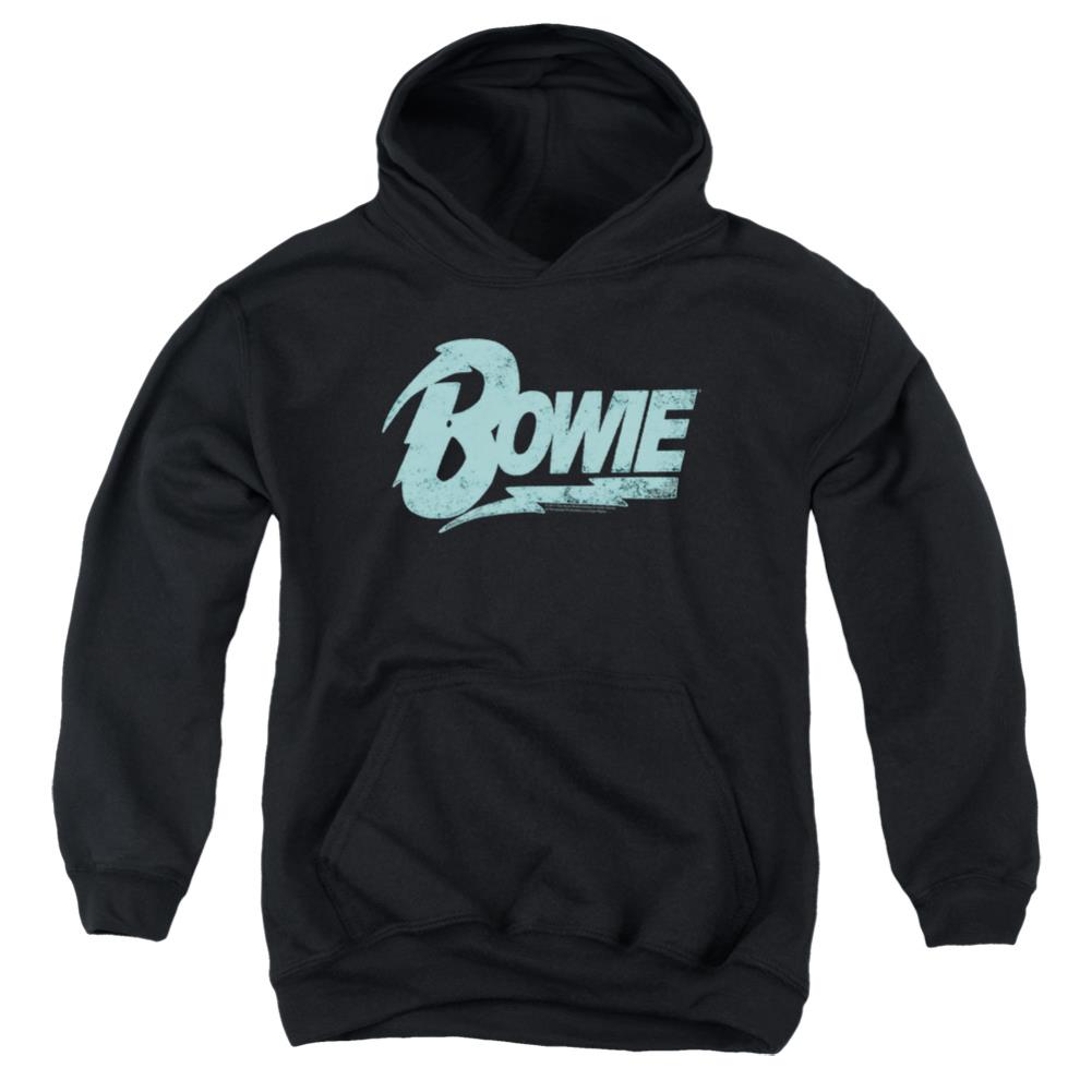 David Bowie Logo Youth Cotton Poly Pull-Over Hoodie