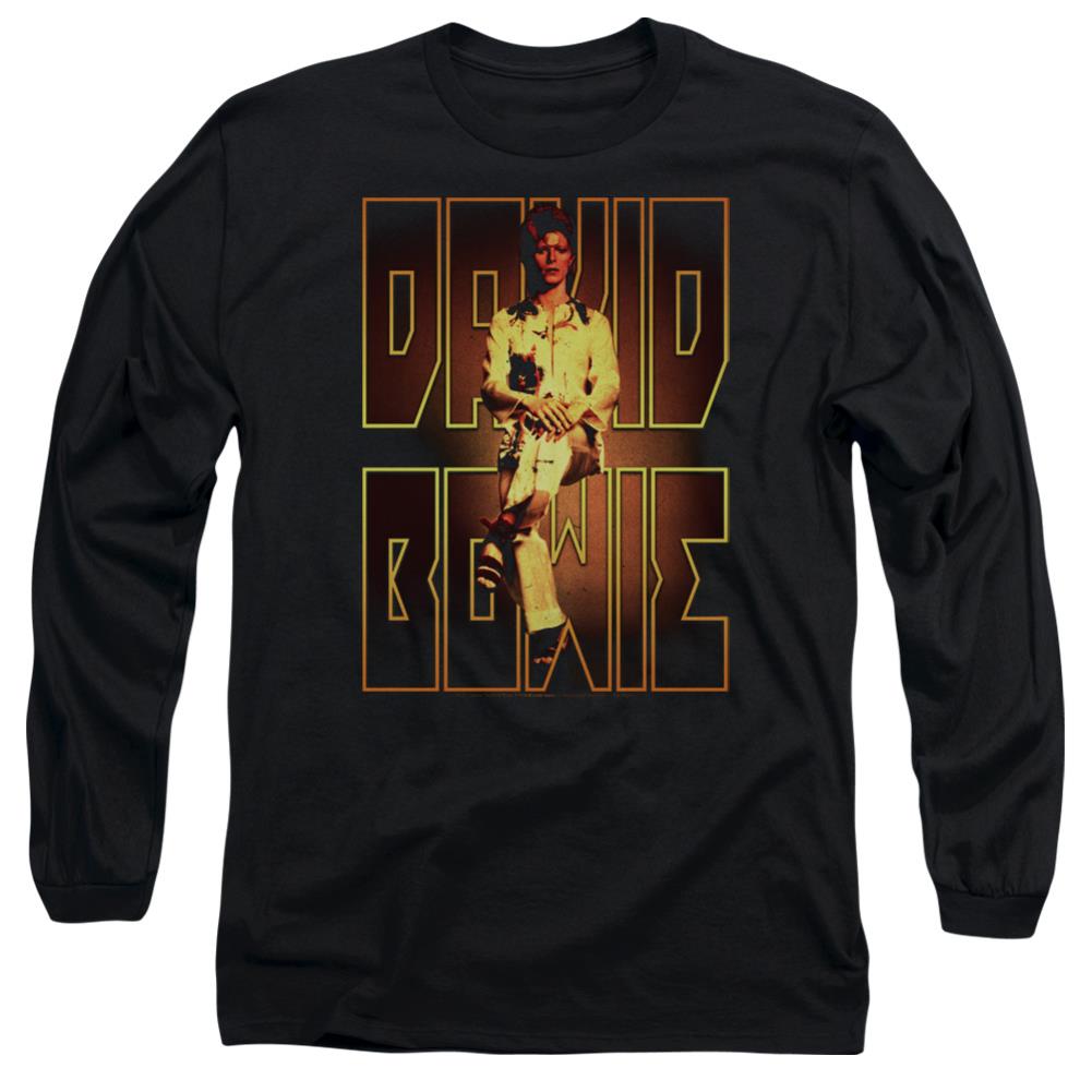 David Bowie Perched Men's 18/1 Cotton Long-Sleeve T-Shirt