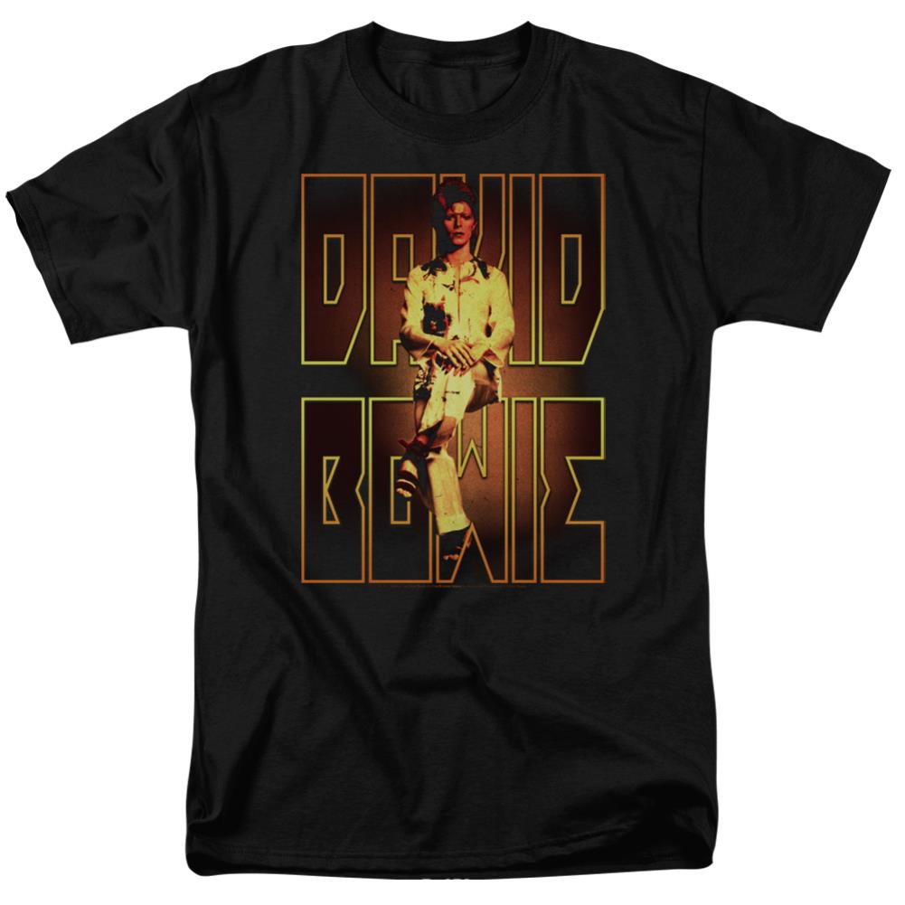 David Bowie Perched Men's 18/1 Cotton Short-Sleeve T-Shirt