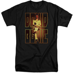 David Bowie Perched Men's 18/1 Tall Cotton Short-Sleeve T-Shirt