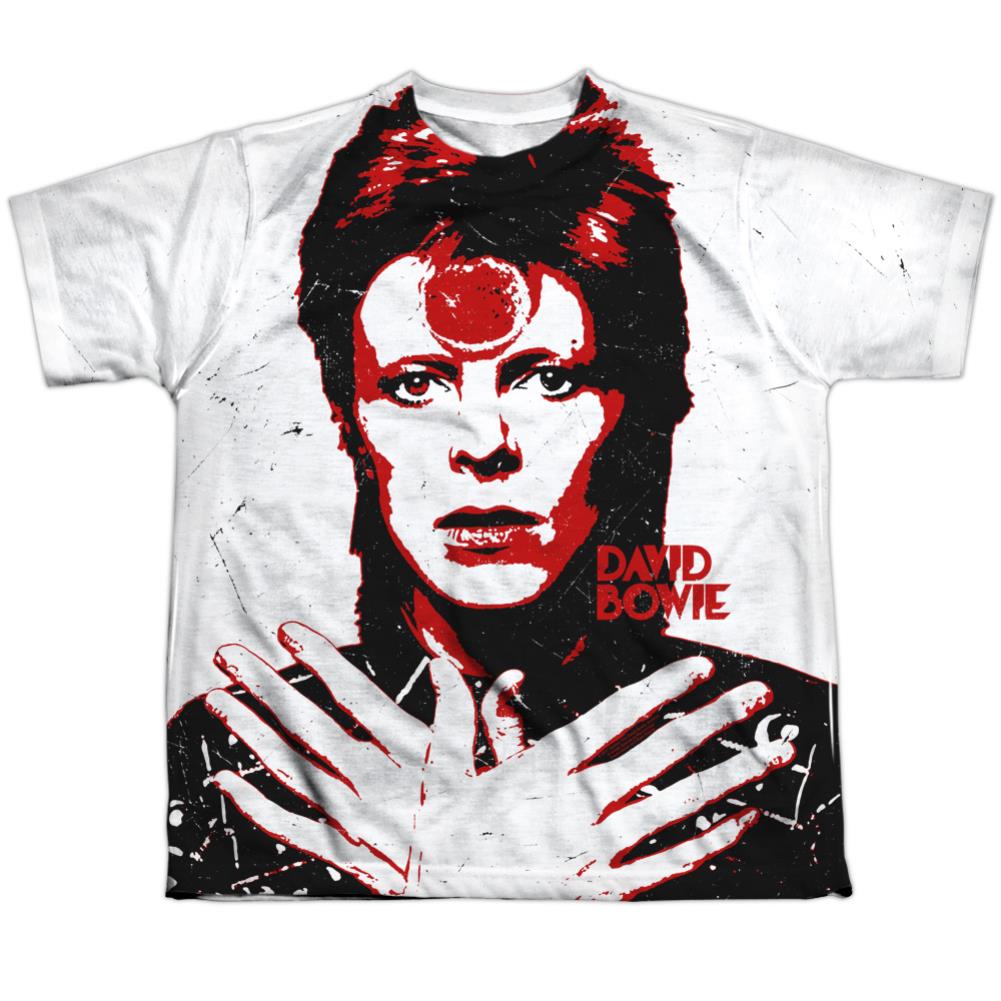 David Bowie Piercing Gaze Youth Regular Fit Poly Short-Sleeve T-Shirt