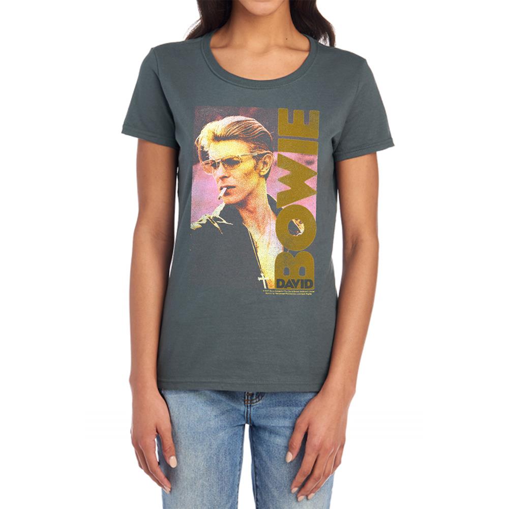 David Bowie Smokin Women's 18/1 Cotton Short-Sleeve T-Shirt