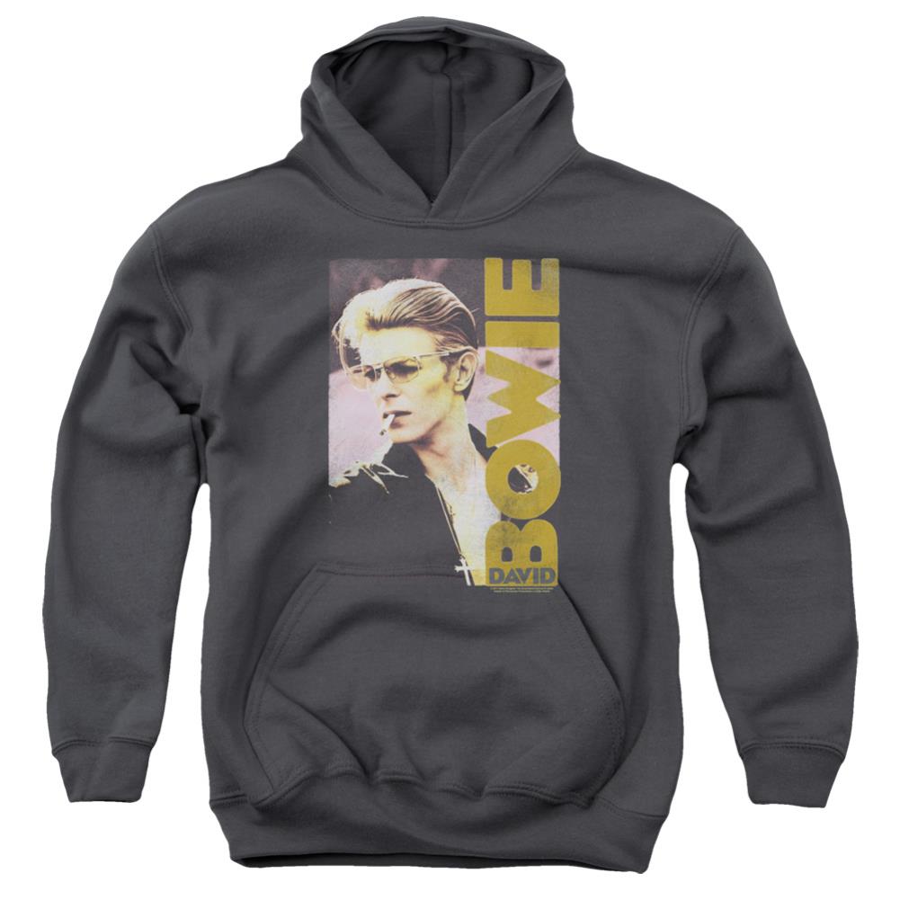 David Bowie Smokin Youth Cotton Poly Pull-Over Hoodie