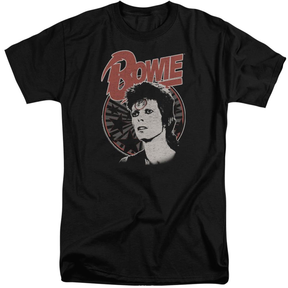 David Bowie Space Oddity Men's 18/1 Tall Cotton Short-Sleeve T-Shirt