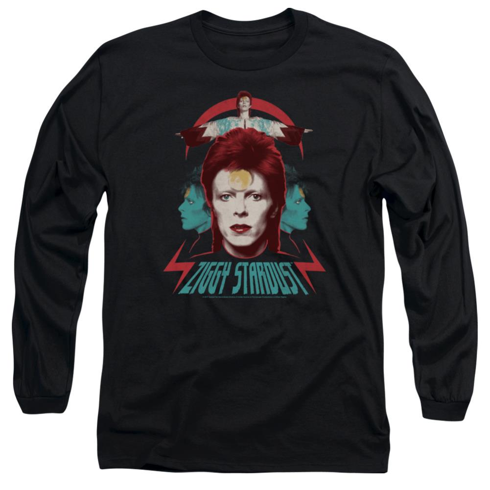 David Bowie Ziggy Heads Men's 18/1 Cotton Long-Sleeve T-Shirt