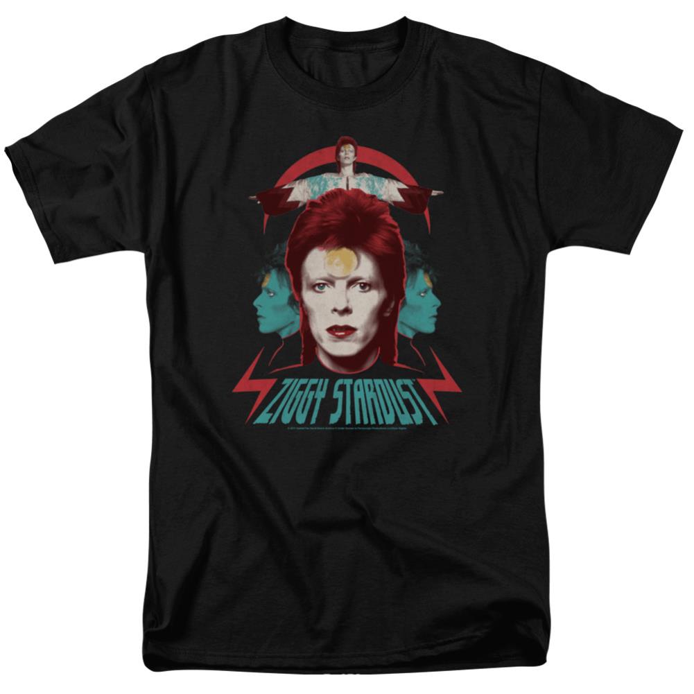 David Bowie Ziggy Heads Men's 18/1 Cotton Short-Sleeve T-Shirt