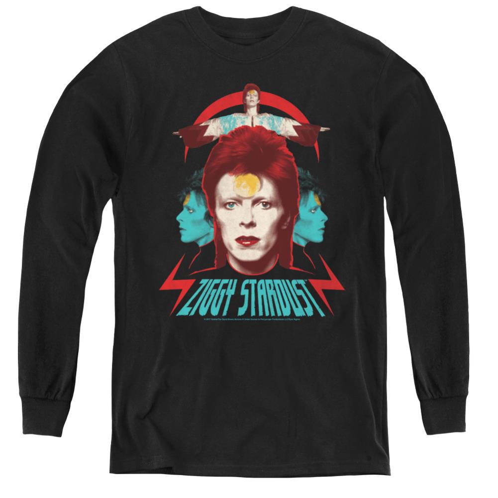 David Bowie Ziggy Heads Youth Long-Sleeve T-Shirt