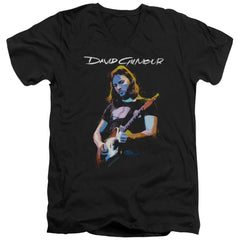 David Gilmour Guitar Gilmour Men's 30/1 Cotton Slim V-Neck T-Shirt