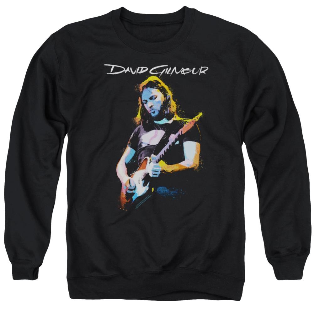 David Gilmour Guitar Gilmour Men's Crewneck 50 50 Poly Long-Sleeve T-Shirt