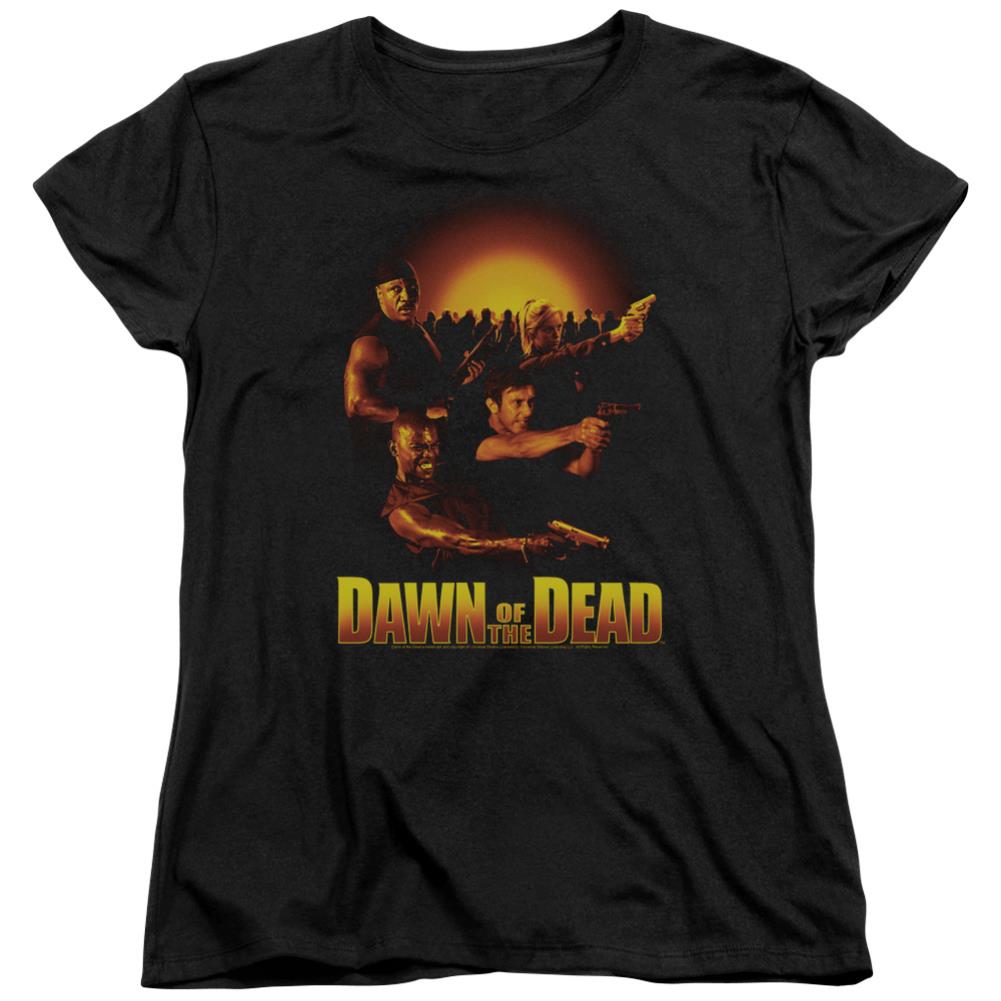 Dawn Of The Dead Dawn Collage Women's 18/1 Cotton Short-Sleeve T-Shirt