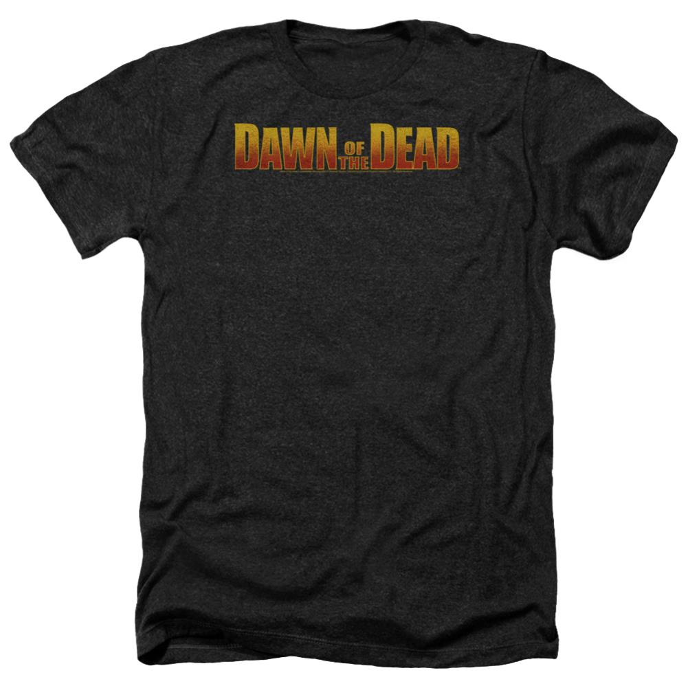 Dawn Of The Dead Dawn Logo Men's 30/1 Heather 60 40 Poly Short-Sleeve T-Shirt