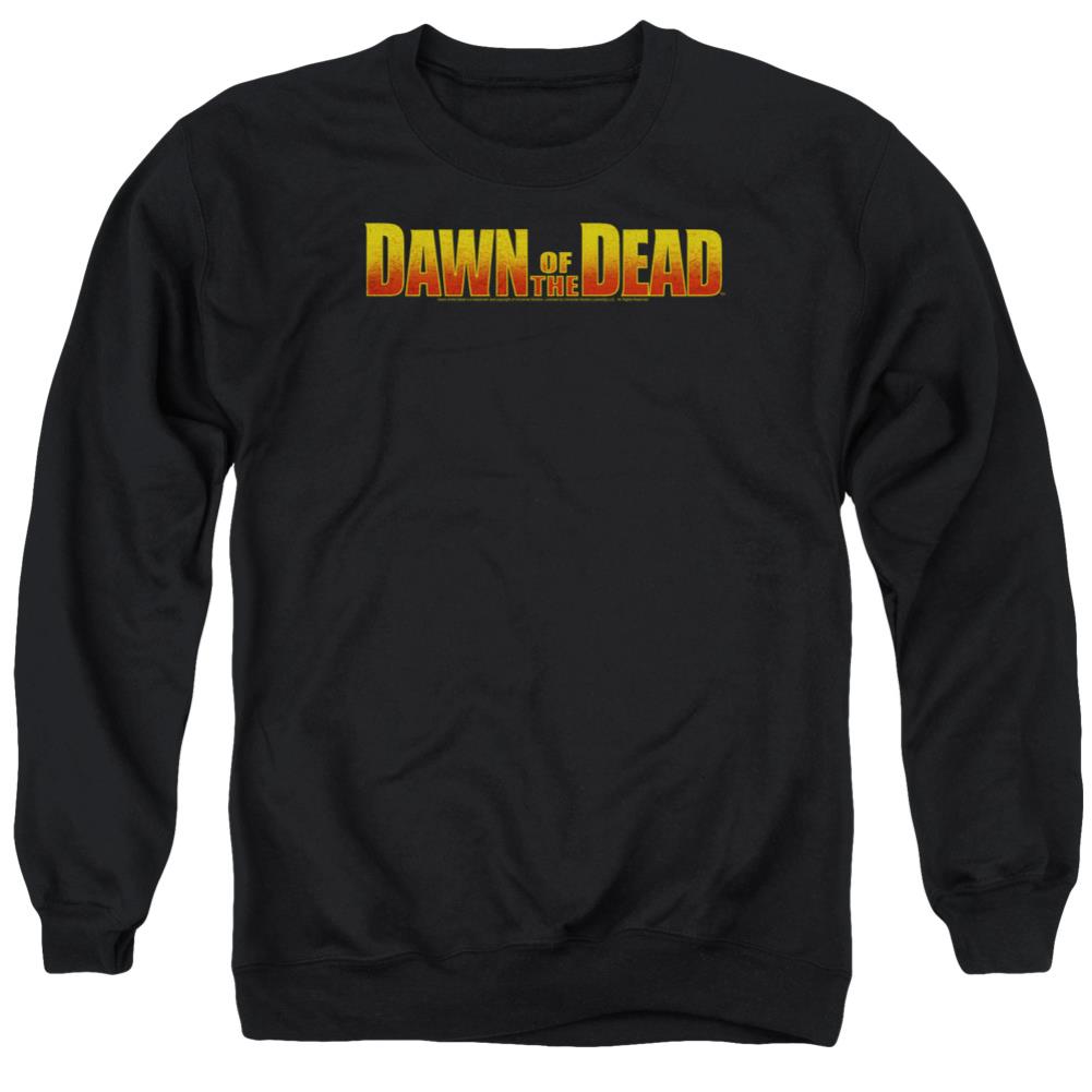 Dawn Of The Dead Dawn Logo Men's Crewneck 50 50 Poly Long-Sleeve T-Shirt