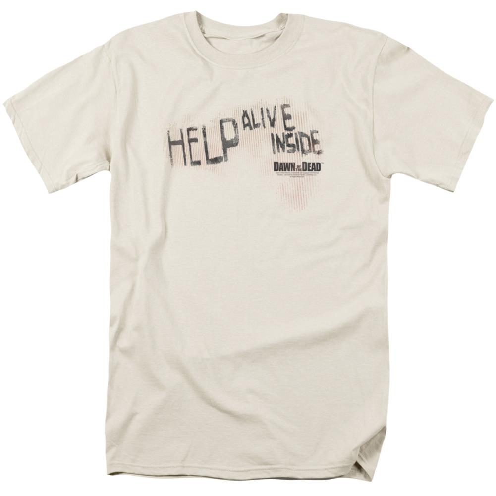 Dawn Of The Dead Help Alive Inside Men's 18/1 Cotton Short-Sleeve T-Shirt