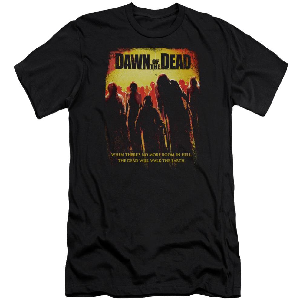 Dawn Of The Dead Title Men's Ultra-Soft 30/1 Cotton Slim Short-Sleeve T-Shirt