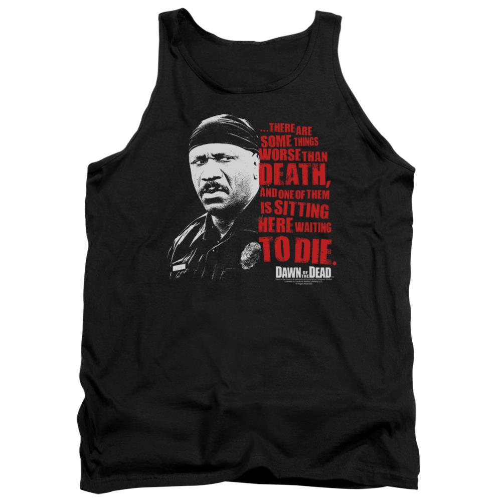 Dawn Of The Dead Worse Than Death Men's 18/1 Cotton Tank Top