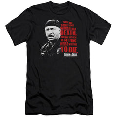 Dawn Of The Dead Worse Than Death Men's Ultra-Soft 30/1 Cotton Slim Short-Sleeve T-Shirt