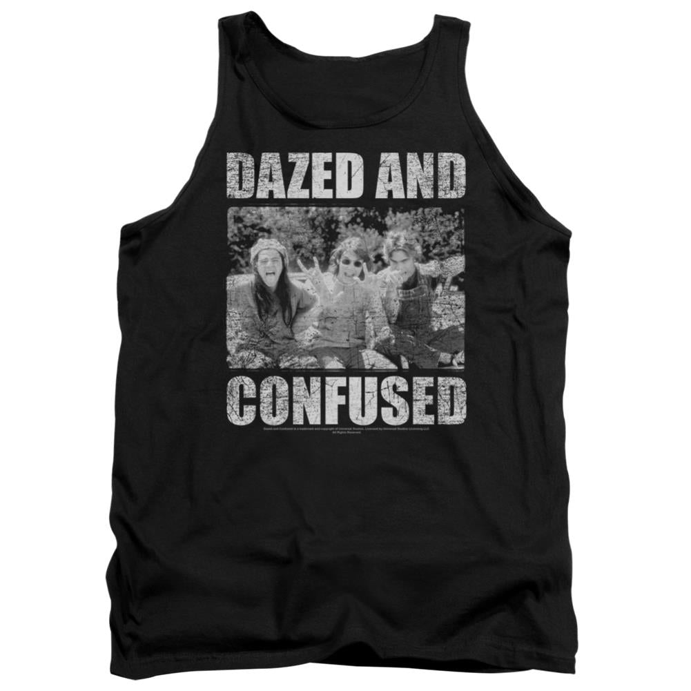 Dazed And Confused Rock On Men's 18/1 Cotton Tank Top