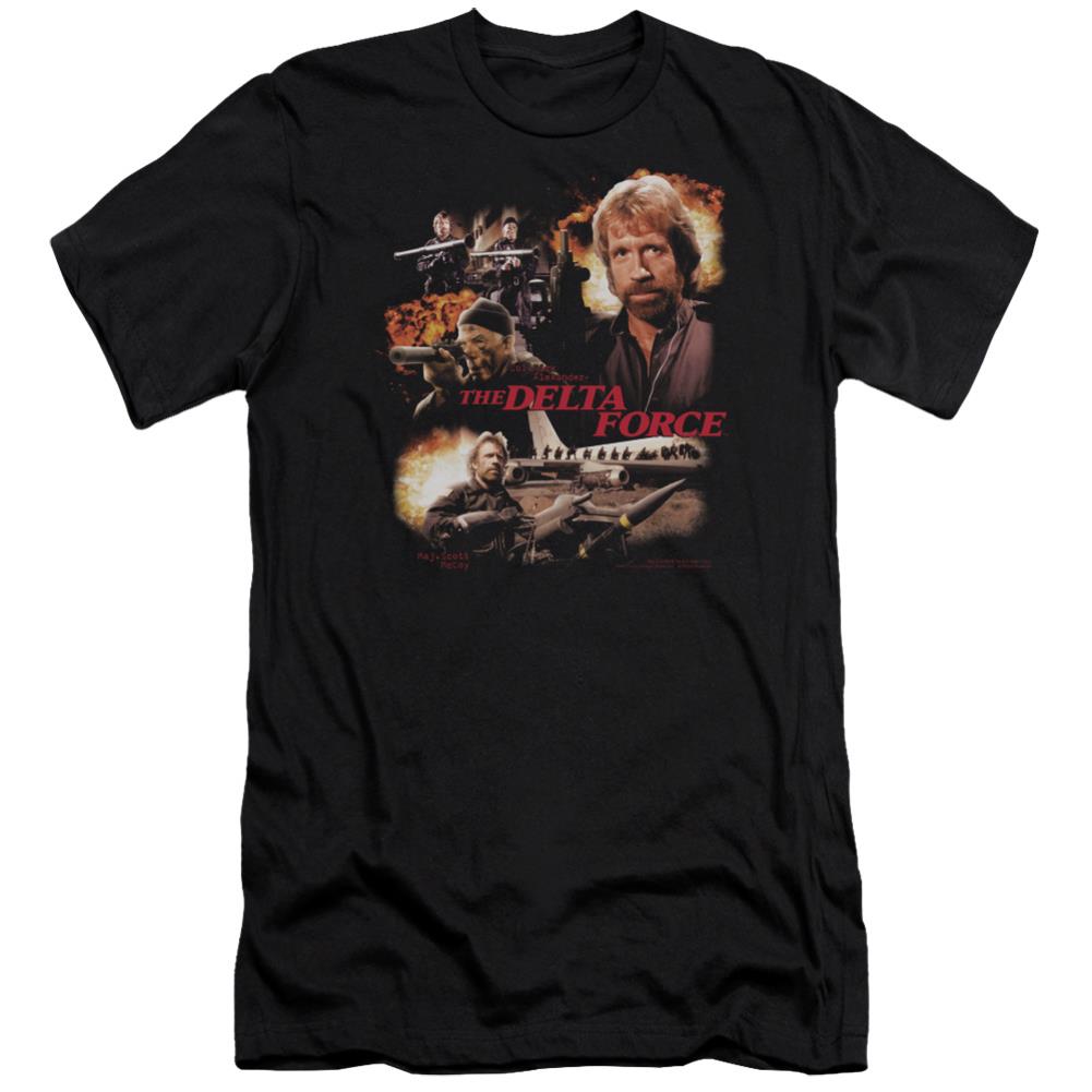 Delta Force Action Pack Men's Ultra-Soft 30/1 Cotton Slim Short-Sleeve T-Shirt