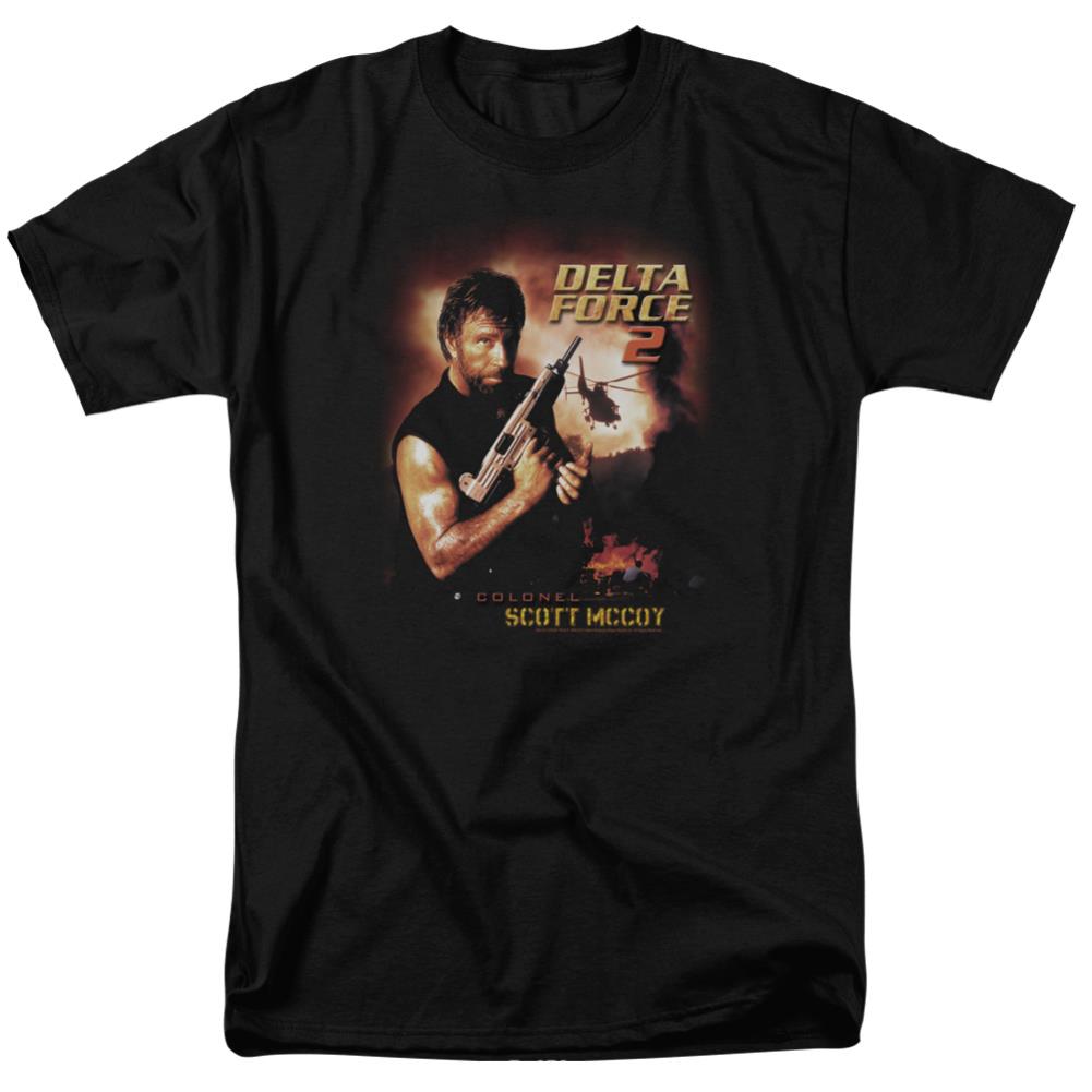 Delta Force Delta Force 2 Poster Men's 18/1 Cotton Short-Sleeve T-Shirt