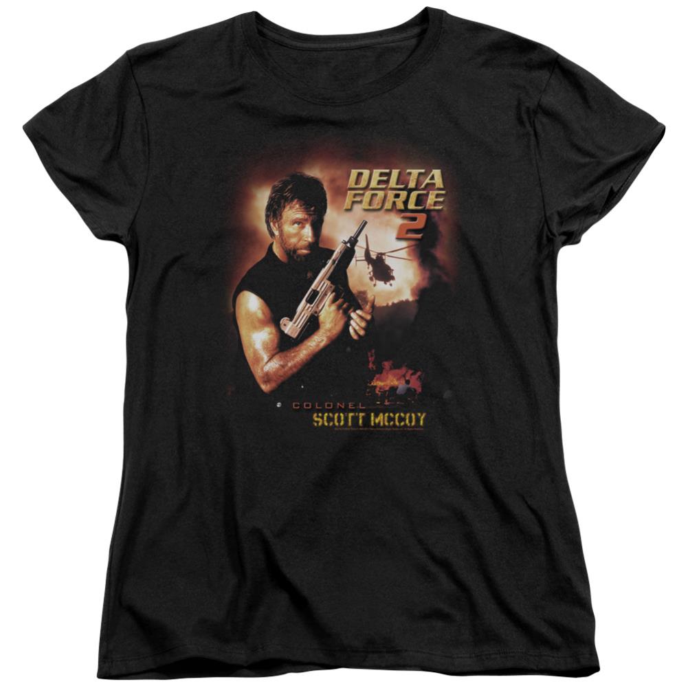 Delta Force Delta Force 2 Poster Women's 18/1 Cotton Short-Sleeve T-Shirt