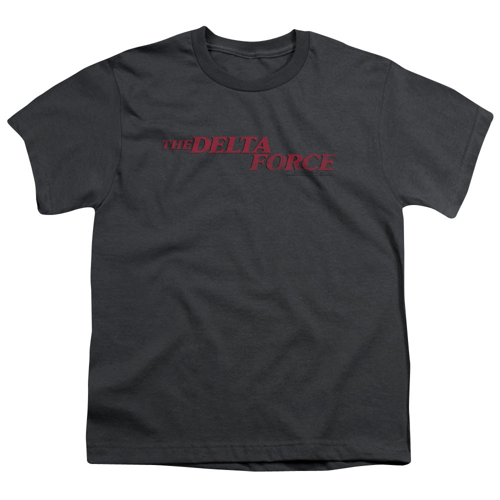 Delta Force Distressed Logo Youth 18/1 100% Cotton Short-Sleeve T-Shirt