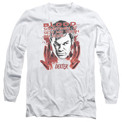 Dexter Blood Men's 18/1 Cotton Long-Sleeve T-Shirt